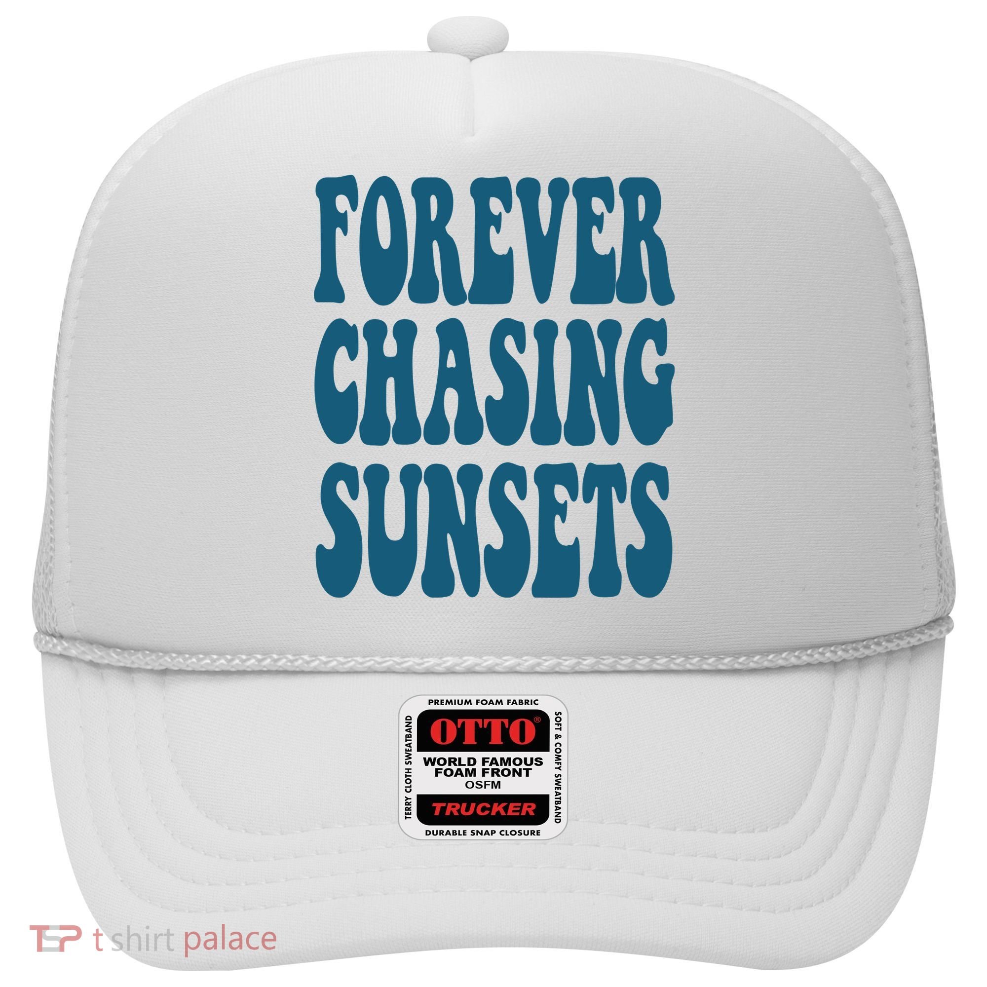 Forever Chasing Sunsets Retro Summer Hat