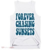 Forever Chasing Sunsets Retro Summer Tank Top thumb 0