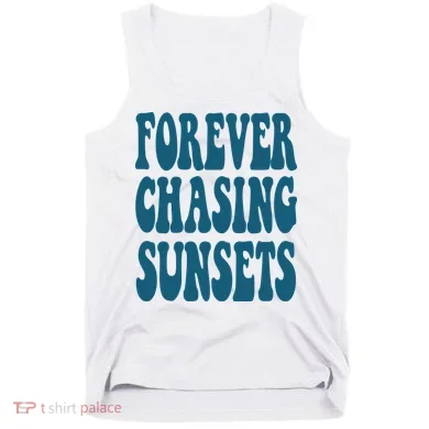 Forever Chasing Sunsets Retro Summer Tank Top