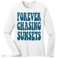Forever Chasing Sunsets Retro Summer Women's Long Sleeve Shirt thumb 0