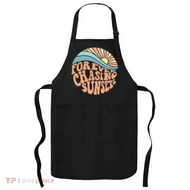 Forever Chasing Sunsets Both Side Print Apron