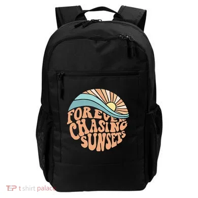 Forever Chasing Sunsets Both Side Print Backpack
