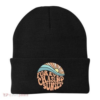 Forever Chasing Sunsets Both Side Print Beanie