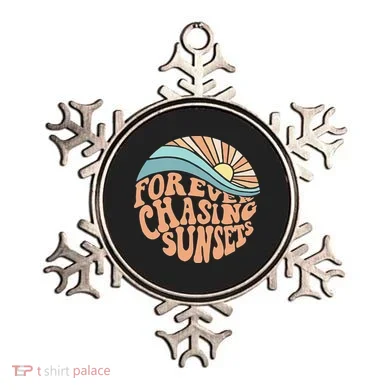 Forever Chasing Sunsets Both Side Print Ornament