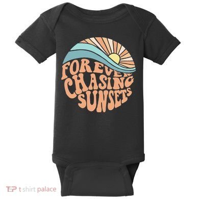 Forever Chasing Sunsets Both Side Print Baby Bodysuit
