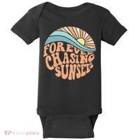 Forever Chasing Sunsets Both Side Print Baby Bodysuit thumb 0