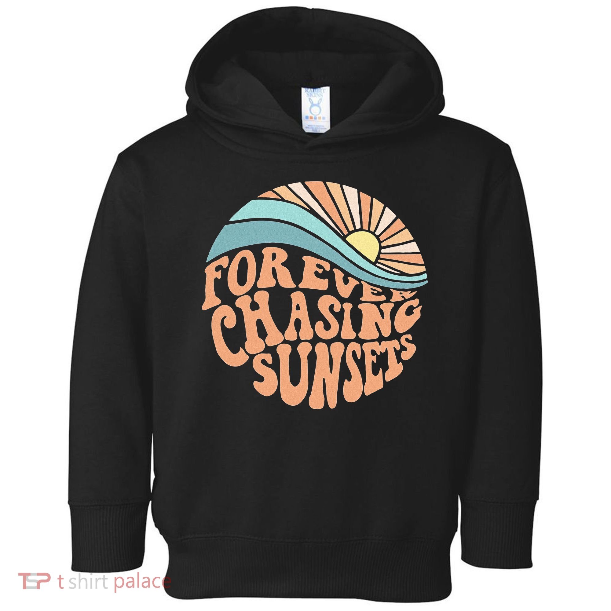 Forever Chasing Sunsets Both Side Print Toddler Hoodie
