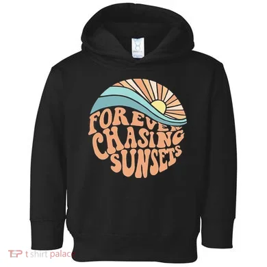Forever Chasing Sunsets Both Side Print Toddler Hoodie