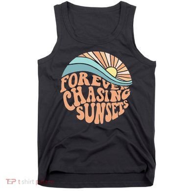 Forever Chasing Sunsets Both Side Print Tank Top