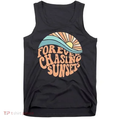 Forever Chasing Sunsets Both Side Print Tank Top
