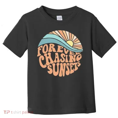 Forever Chasing Sunsets Both Side Print Toddler T-Shirt