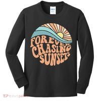 Forever Chasing Sunsets Both Side Print Kids Long Sleeve Shirt thumb 0