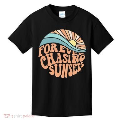 Forever Chasing Sunsets Both Side Print Kids T-Shirt