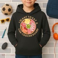 Funny Charcuterie Saying I Want To Eat A CarCoochie Board Kids Hoodie thumb 2
