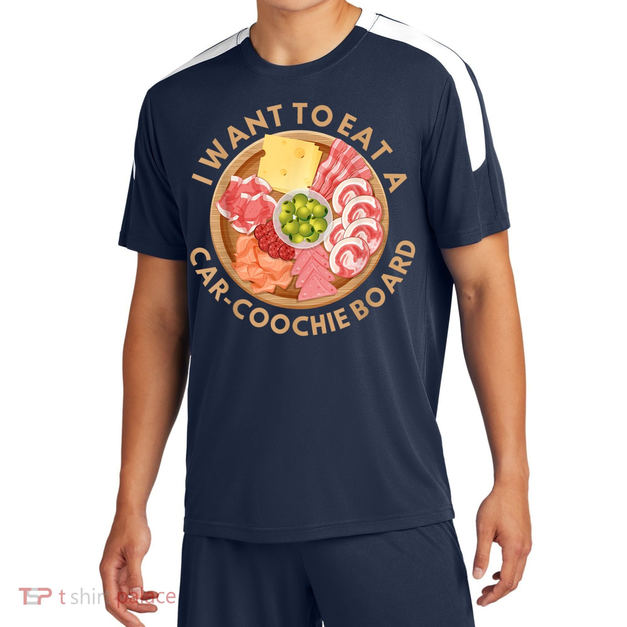 Funny Charcuterie Saying I Want To Eat A CarCoochie Board Sport-Tek Competitor United Soccer Jersey