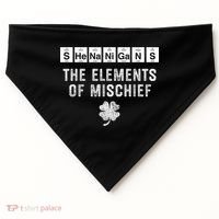 Funny Chemistry Shenanigans Periodic Table Elements USA-Made Doggie Bandana thumb 0