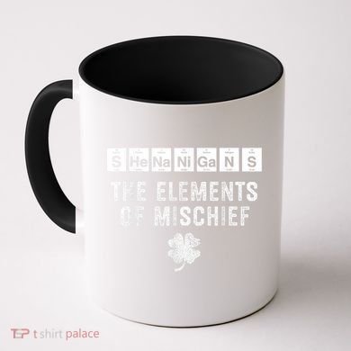 Funny Chemistry Shenanigans Periodic Table Elements Coffee Mug