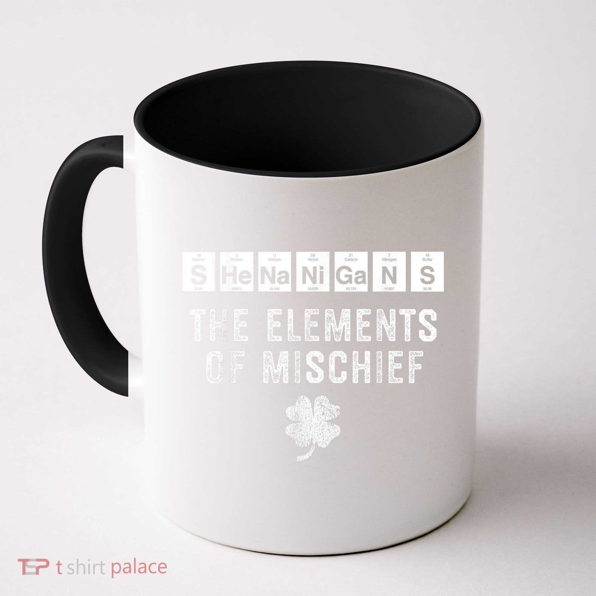 Funny Chemistry Shenanigans Periodic Table Elements Coffee Mug