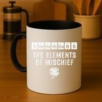 Funny Chemistry Shenanigans Periodic Table Elements Coffee Mug thumb 4