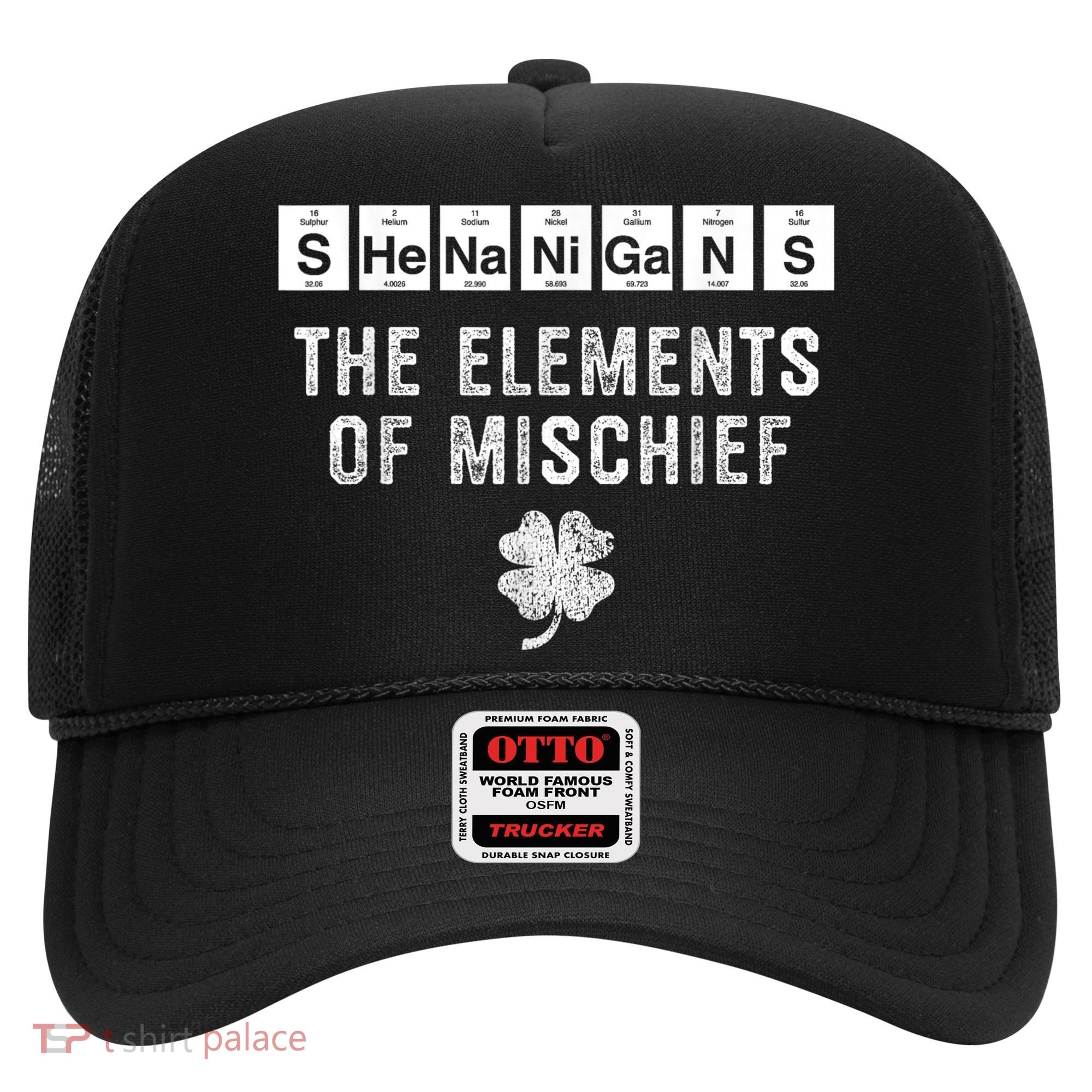 Funny Chemistry Shenanigans Periodic Table Elements Hat