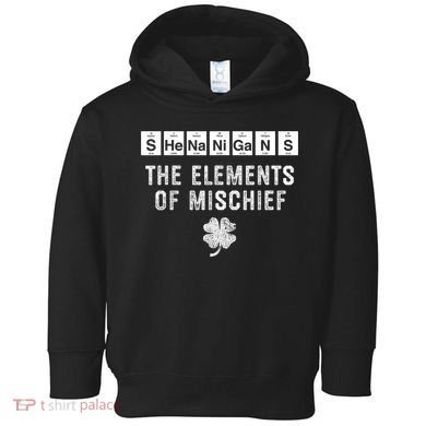 Funny Chemistry Shenanigans Periodic Table Elements Toddler Hoodie
