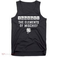 Funny Chemistry Shenanigans Periodic Table Elements Tank Top thumb 0