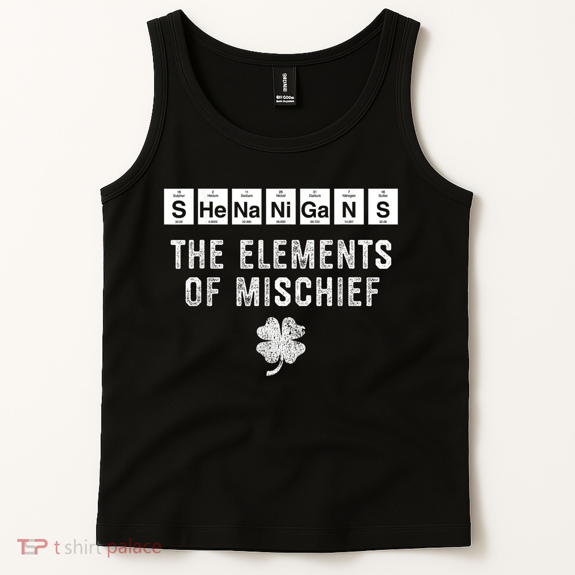 Funny Chemistry Shenanigans Periodic Table Elements Tank Top