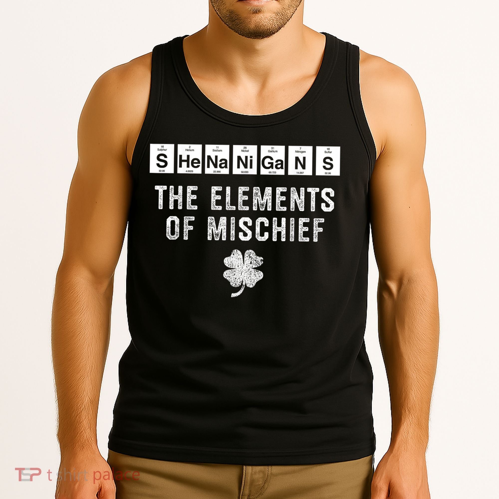 Funny Chemistry Shenanigans Periodic Table Elements Tank Top
