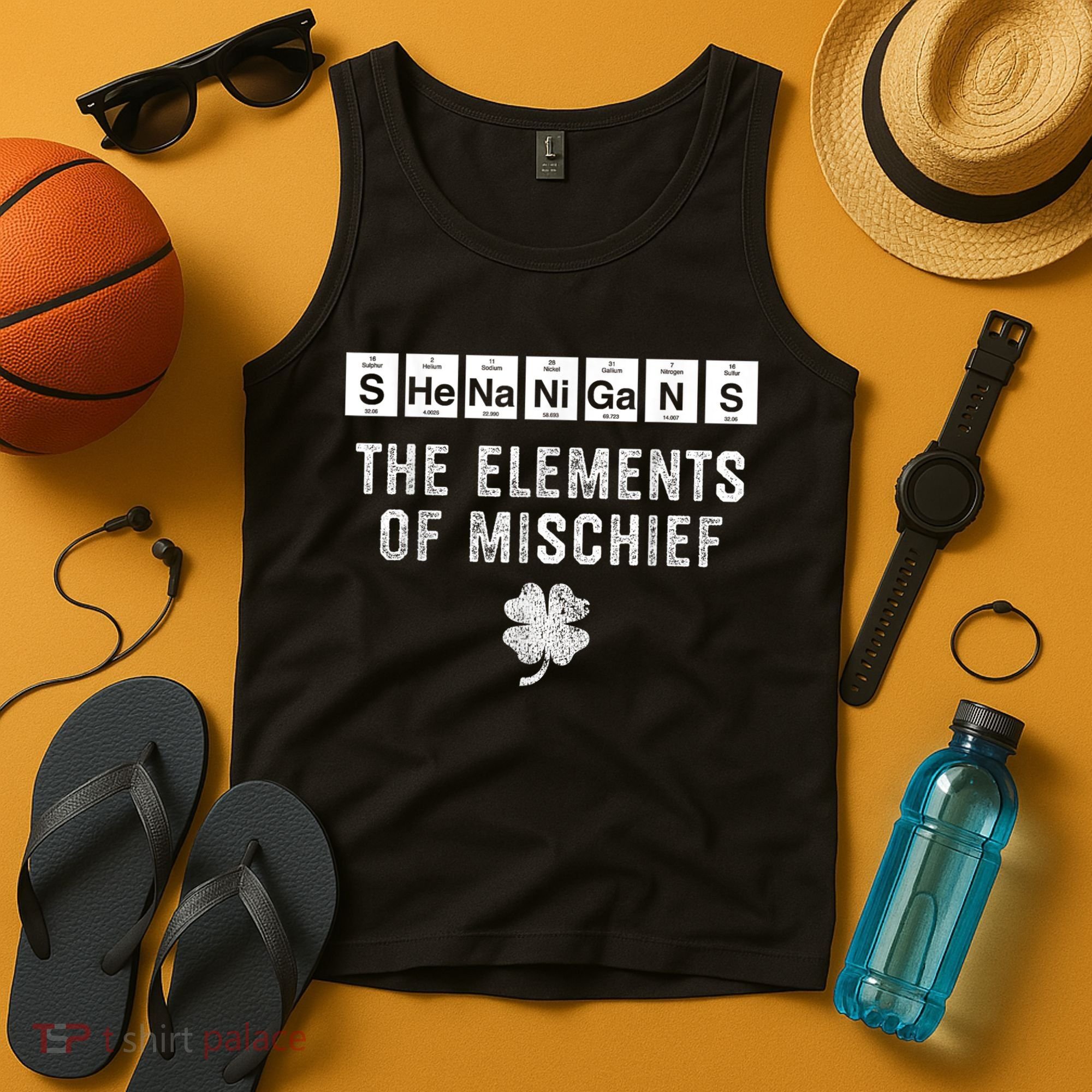 Funny Chemistry Shenanigans Periodic Table Elements Tank Top