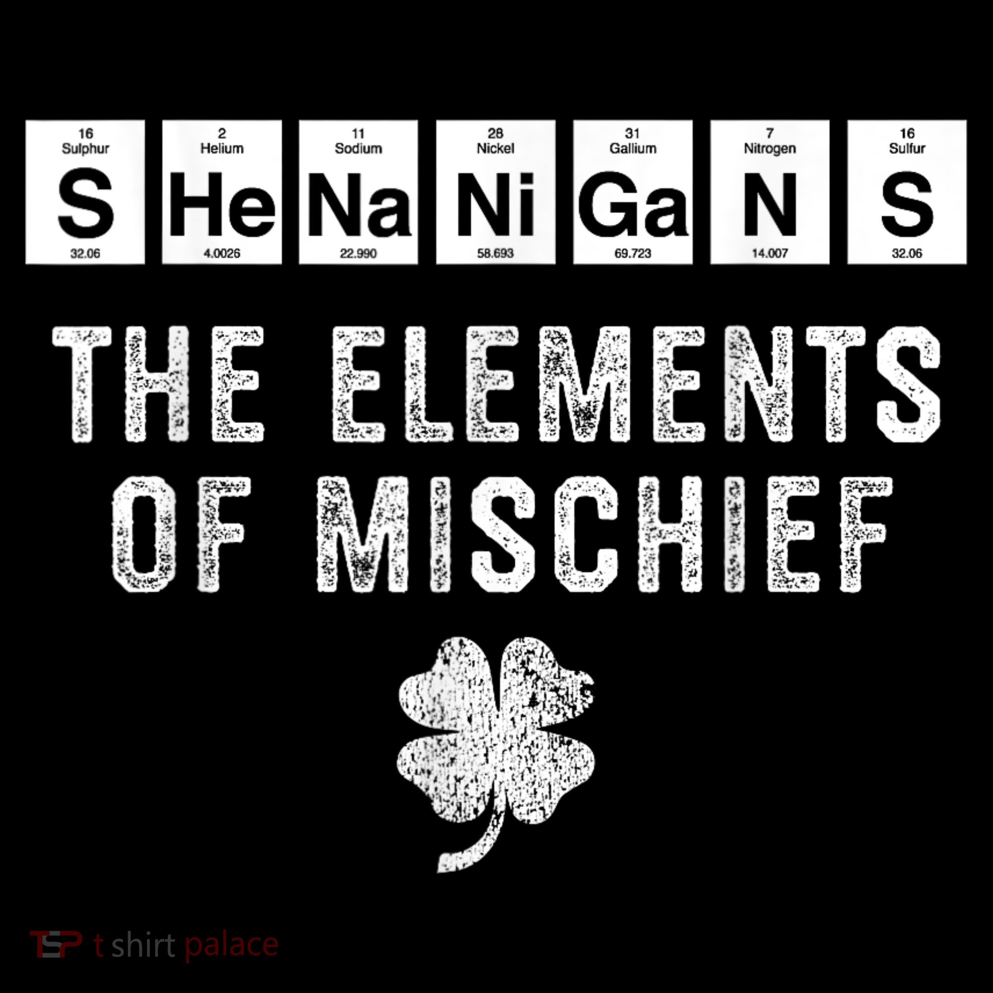 Funny Chemistry Shenanigans Periodic Table Elements Tank Top