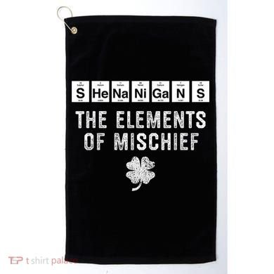 Funny Chemistry Shenanigans Periodic Table Elements Golf Towel