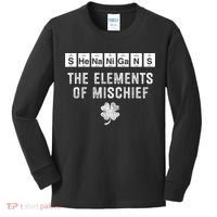 Funny Chemistry Shenanigans Periodic Table Elements Kids Long Sleeve Shirt thumb 0