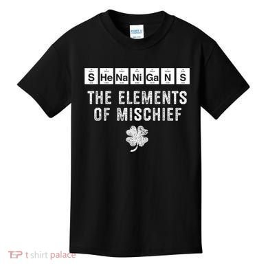 Funny Chemistry Shenanigans Periodic Table Elements Kids T-Shirt