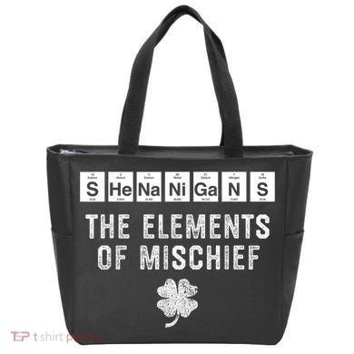 Funny Chemistry Shenanigans Periodic Table Elements Tote Bag