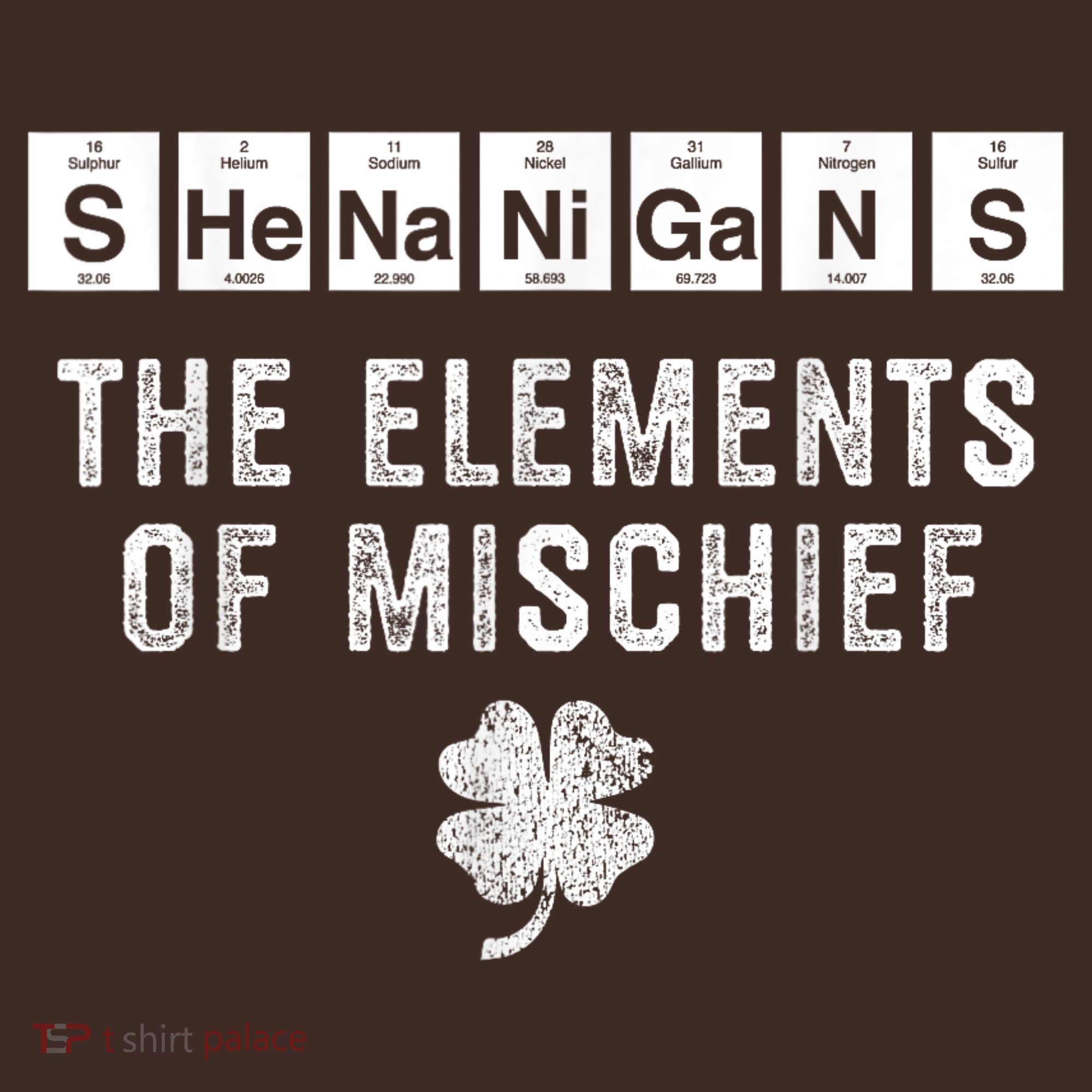 Funny Chemistry Shenanigans Periodic Table Elements Kids Hoodie