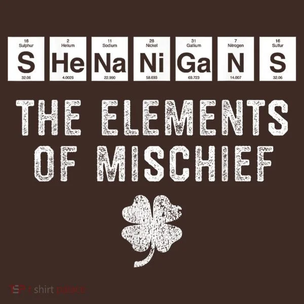 Funny Chemistry Shenanigans Periodic Table Elements Kids Hoodie