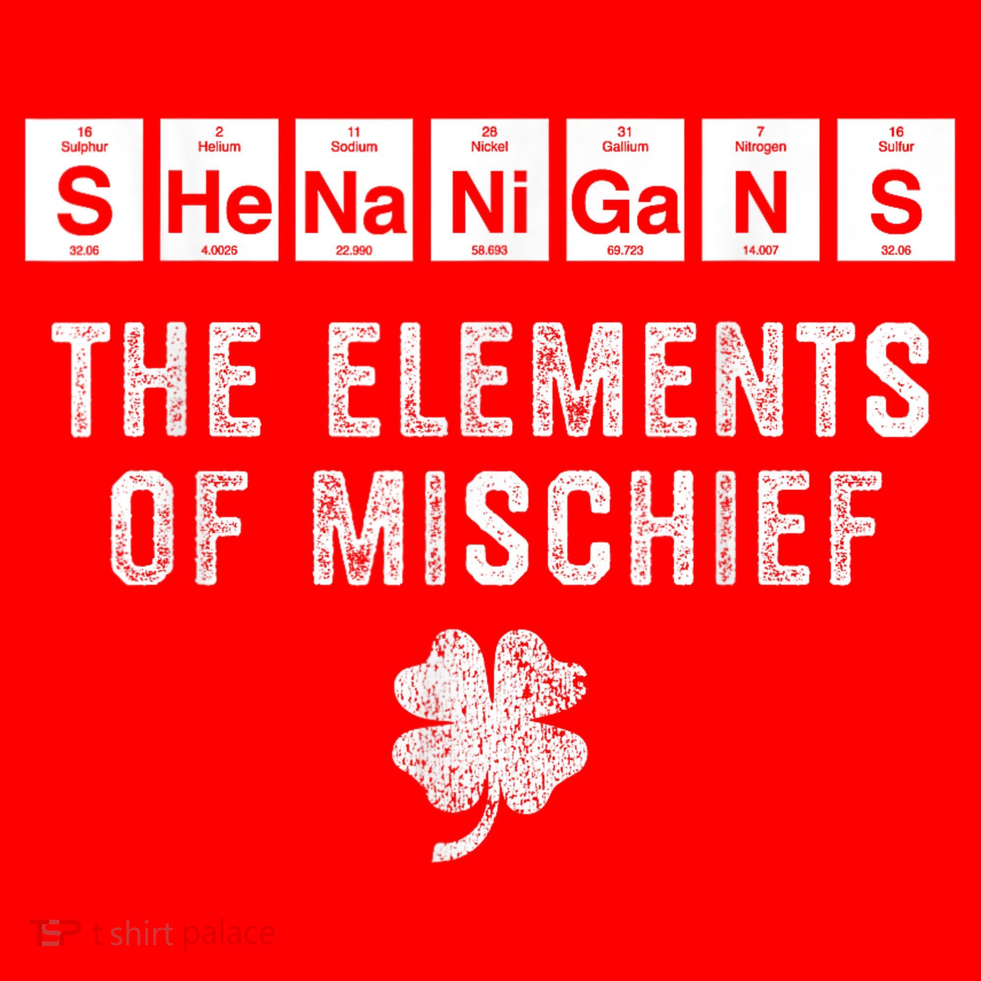 Funny Chemistry Shenanigans Periodic Table Elements Santa Hat