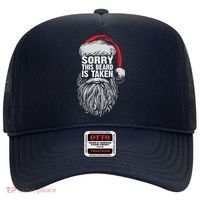 Funny Christmas Sorry This Beard Is Taken Santa Claus Hat thumb 0