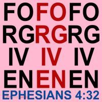 Forgiven Christian Saying Coaster thumb 2