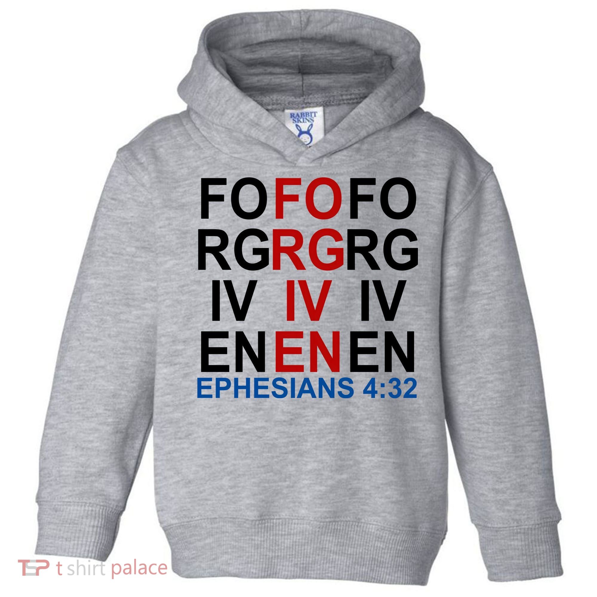 Forgiven Christian Saying Toddler Hoodie