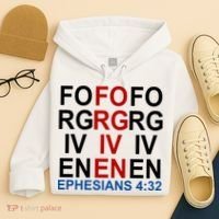 Forgiven Christian Saying Hoodie thumb 4