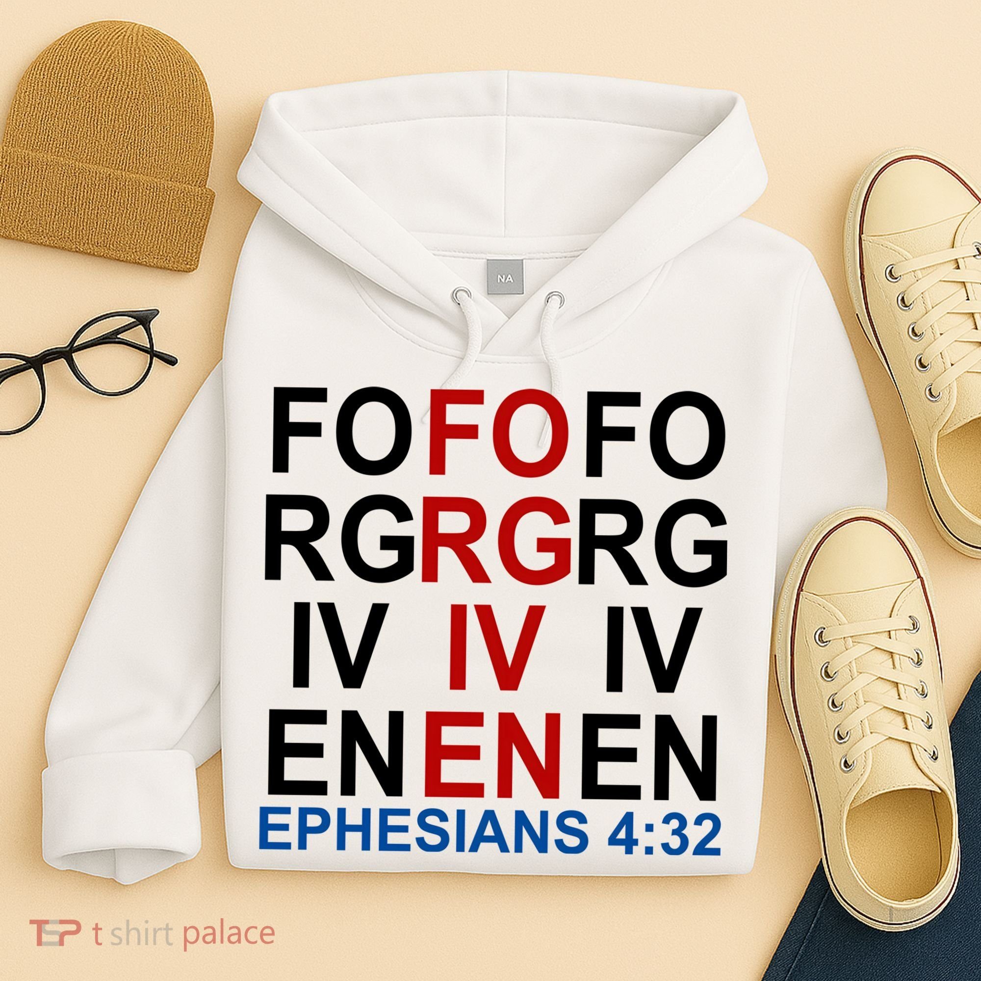 Forgiven Christian Saying Hoodie