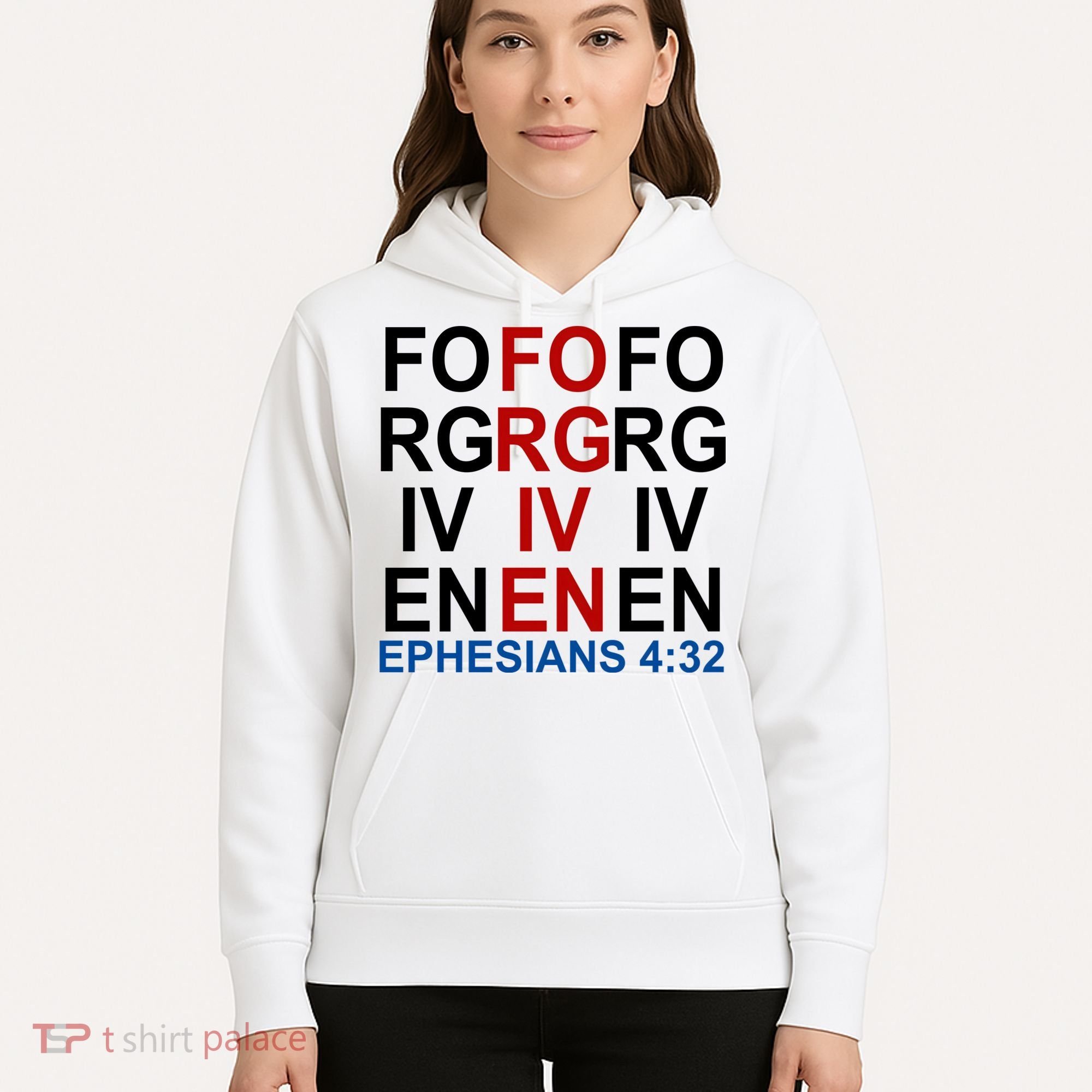 Forgiven Christian Saying Hoodie