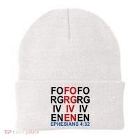 Forgiven Christian Saying Beanie thumb 0