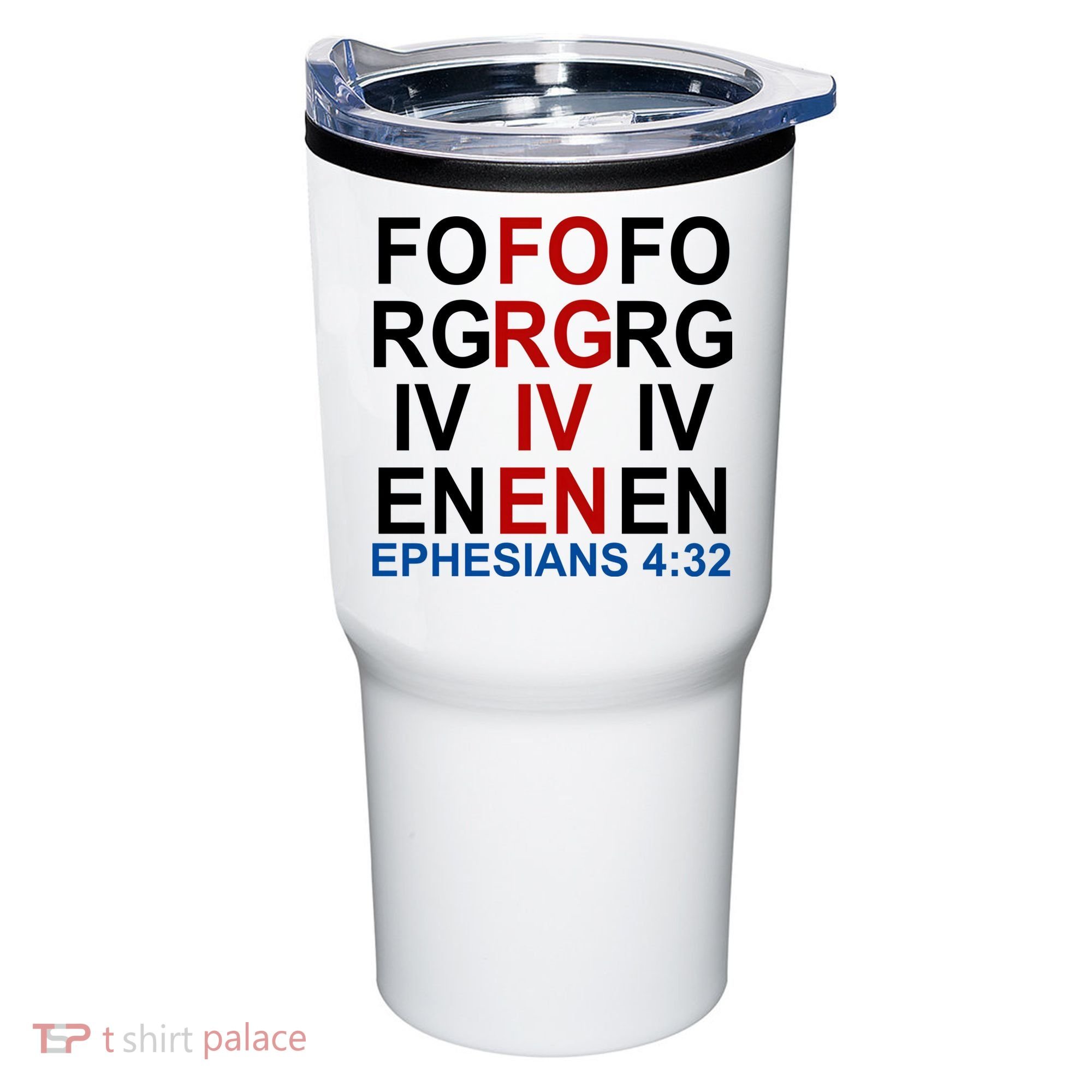 Forgiven Christian Saying Tumbler