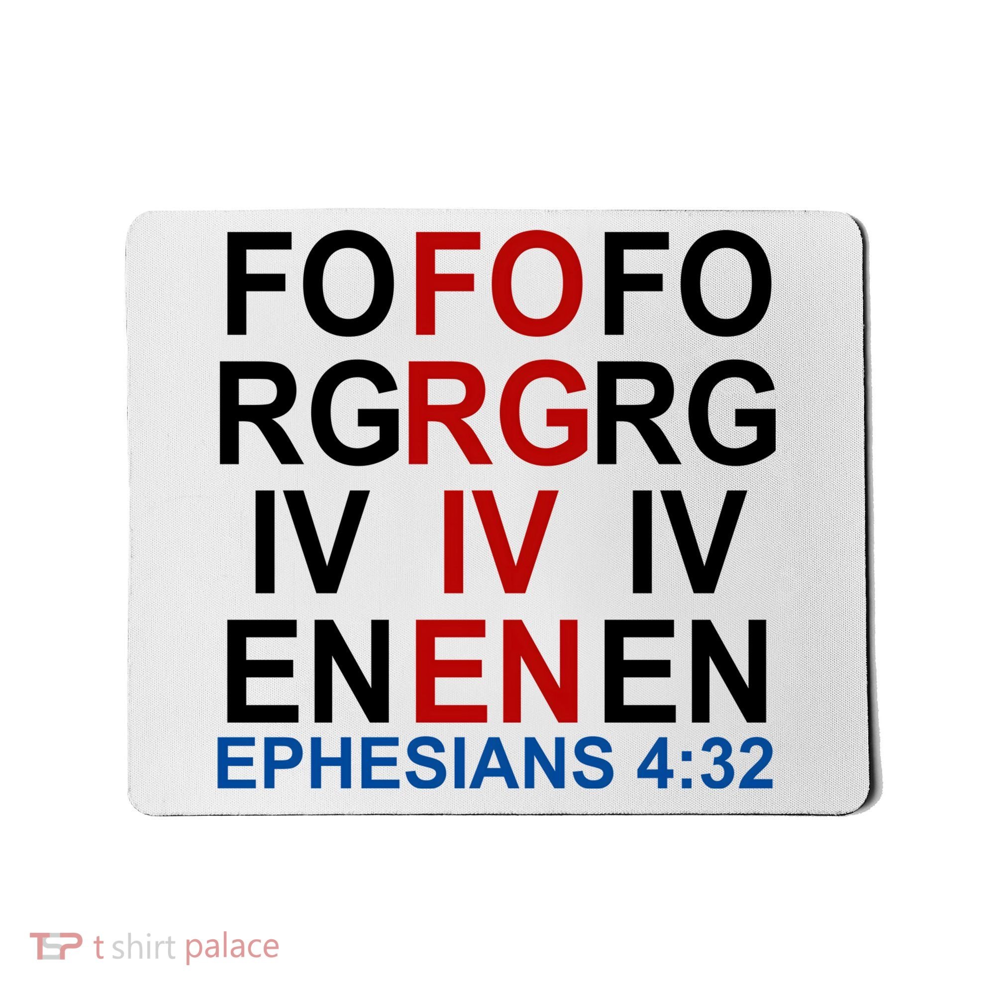 Forgiven Christian Saying Mousepad