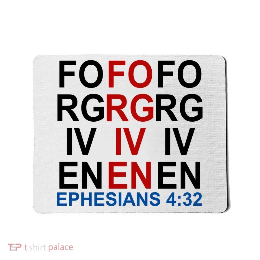 Forgiven Christian Saying Mousepad