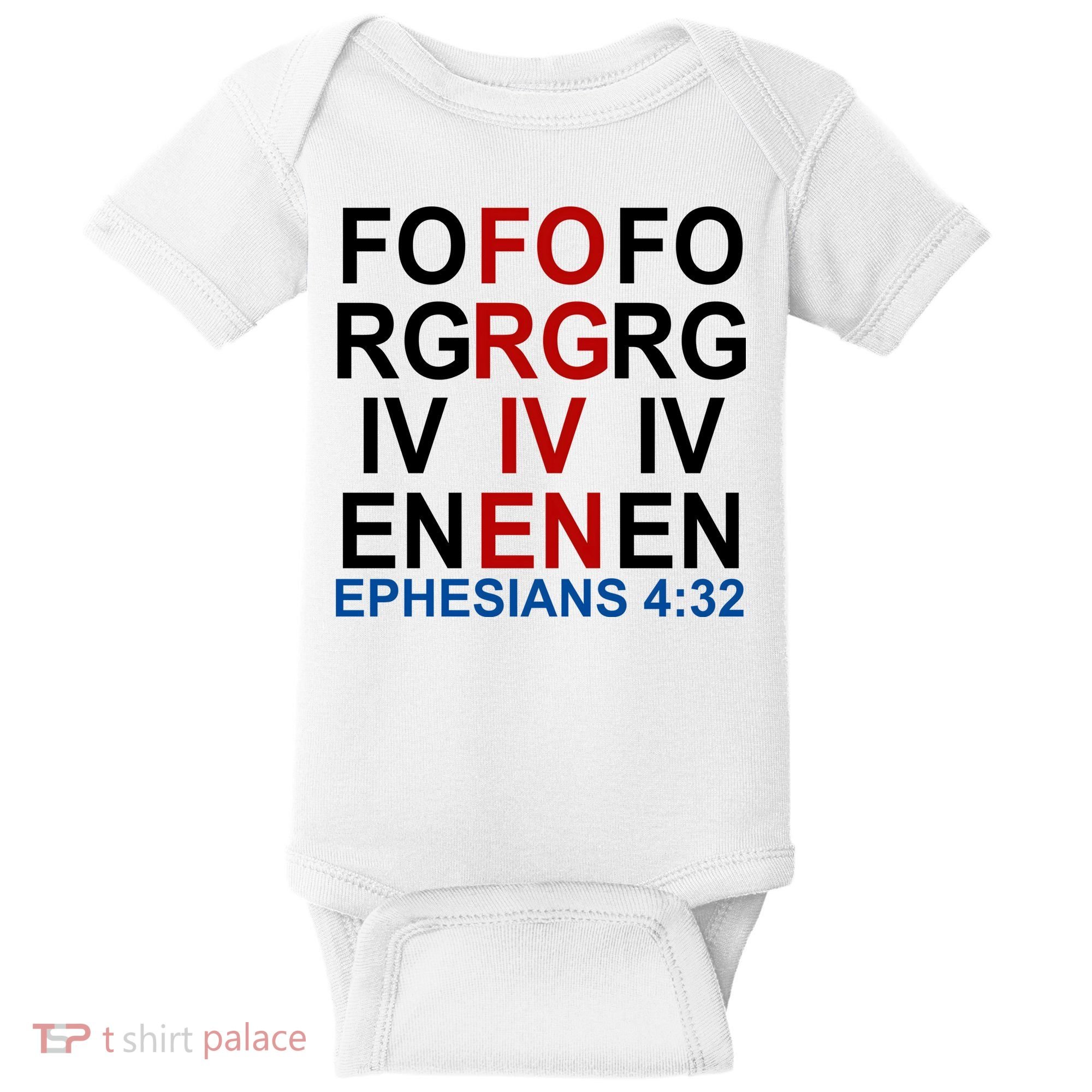 Forgiven Christian Saying Baby Bodysuit