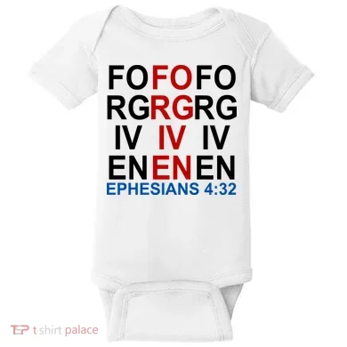 Forgiven Christian Saying Baby Bodysuit