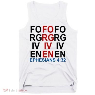 Forgiven Christian Saying Tank Top